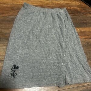 Mickey Disney Skirt grey soft material size M